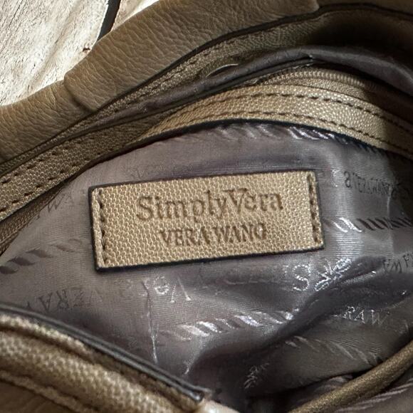 Simply Vera Vera Wang Brown Shoulder Bag - Picture 4 of 6
